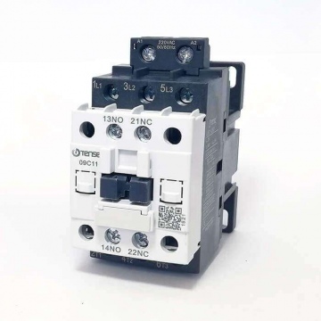 UEC1-09C AC 3 Kutup Kontaktör 4 kW-9A 1NA + 1NK