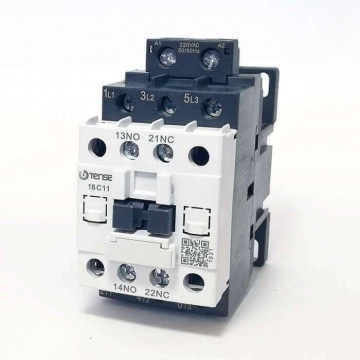 UEC1-18C  AC 3 Kutup Kontaktör 7.5 kW-18A  1NA + 1NK